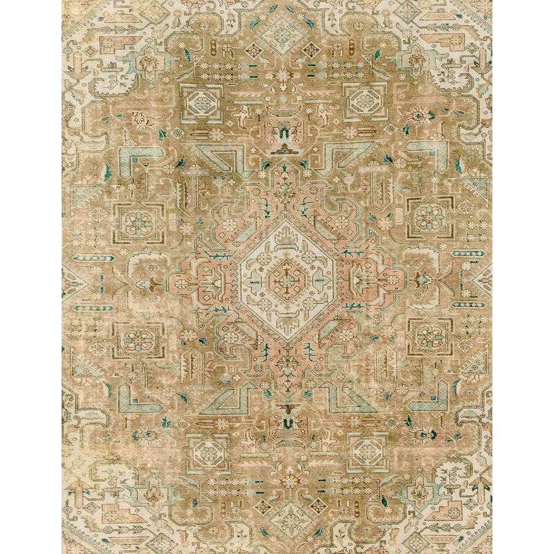 Tapis abstrait moderne 2112, Rectangle 8 pi x 10 pi