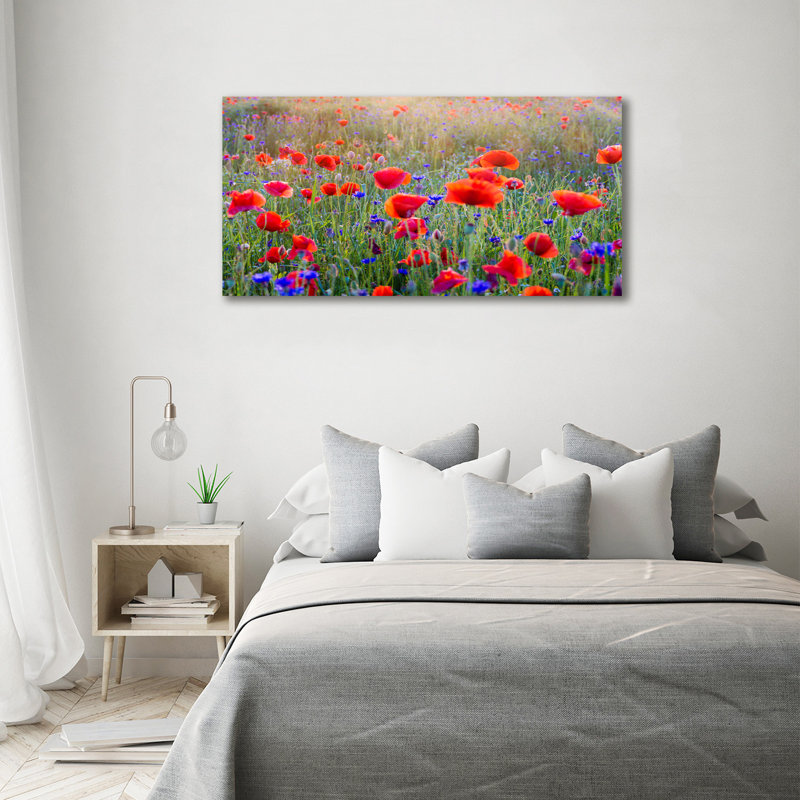Field Flowers - Wrapped Canvas Print