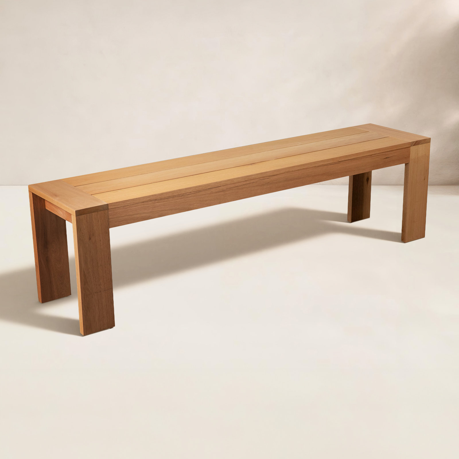 Callen Wood Outdoor Dining Bench