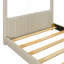 Lit simple en bois et velours, beige-754845970-743916448