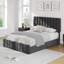 Grand lit plateforme tapissier avec tiroirs de rangement, tête de lit réglable, grand cadre en bois pour la chambre à coucher, gris-1824182915-1824182923