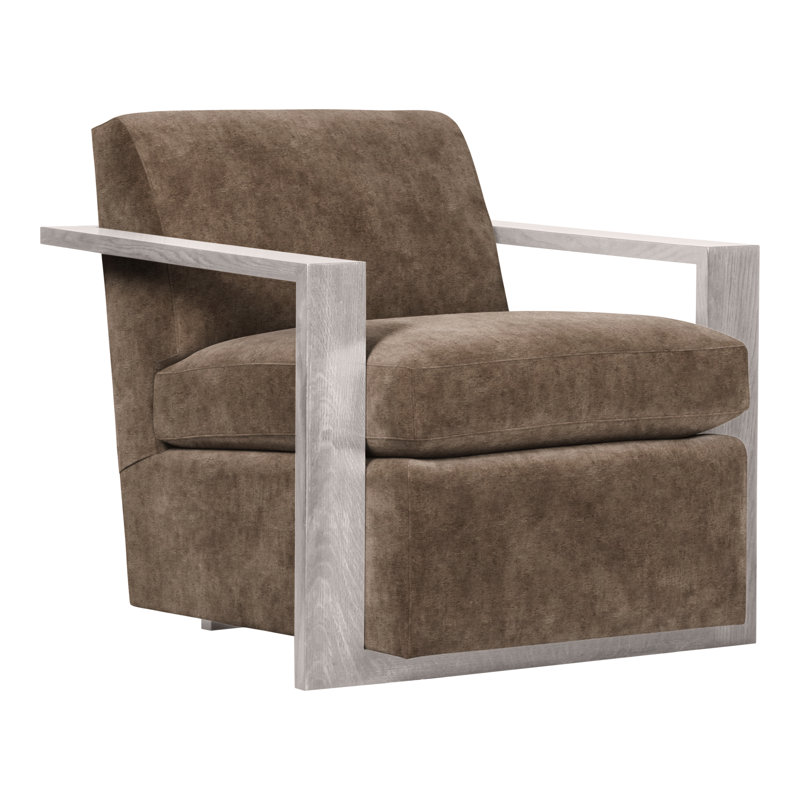 Thom Filicia Home Upholstered Armchair, Dove Gray, Nadia Earth