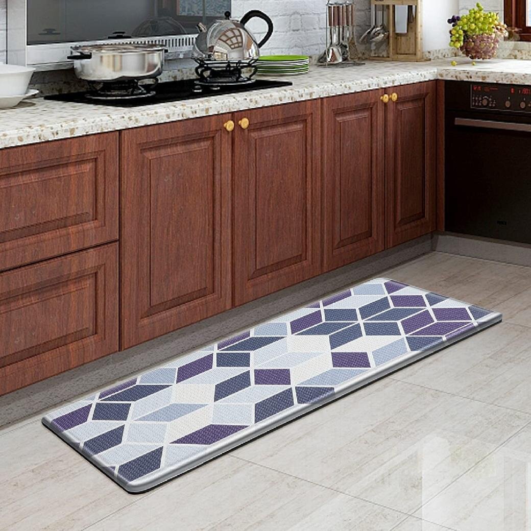 Jishnu Anti-Fatigue Non-Skid Kitchen Mat Everly Quinn