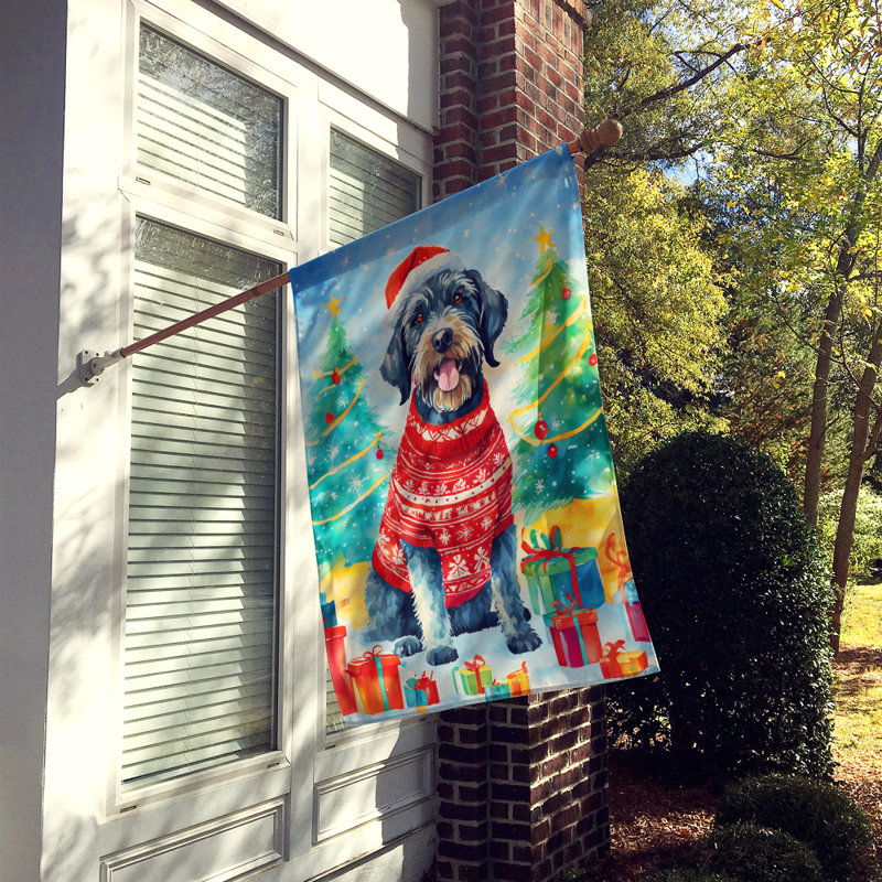 Double Sided Polyester Christmas, 40'' H x 28'' W