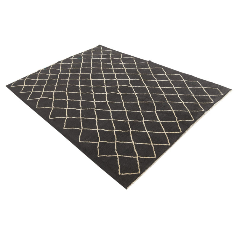 Tapis noir 5 x 8 Philip