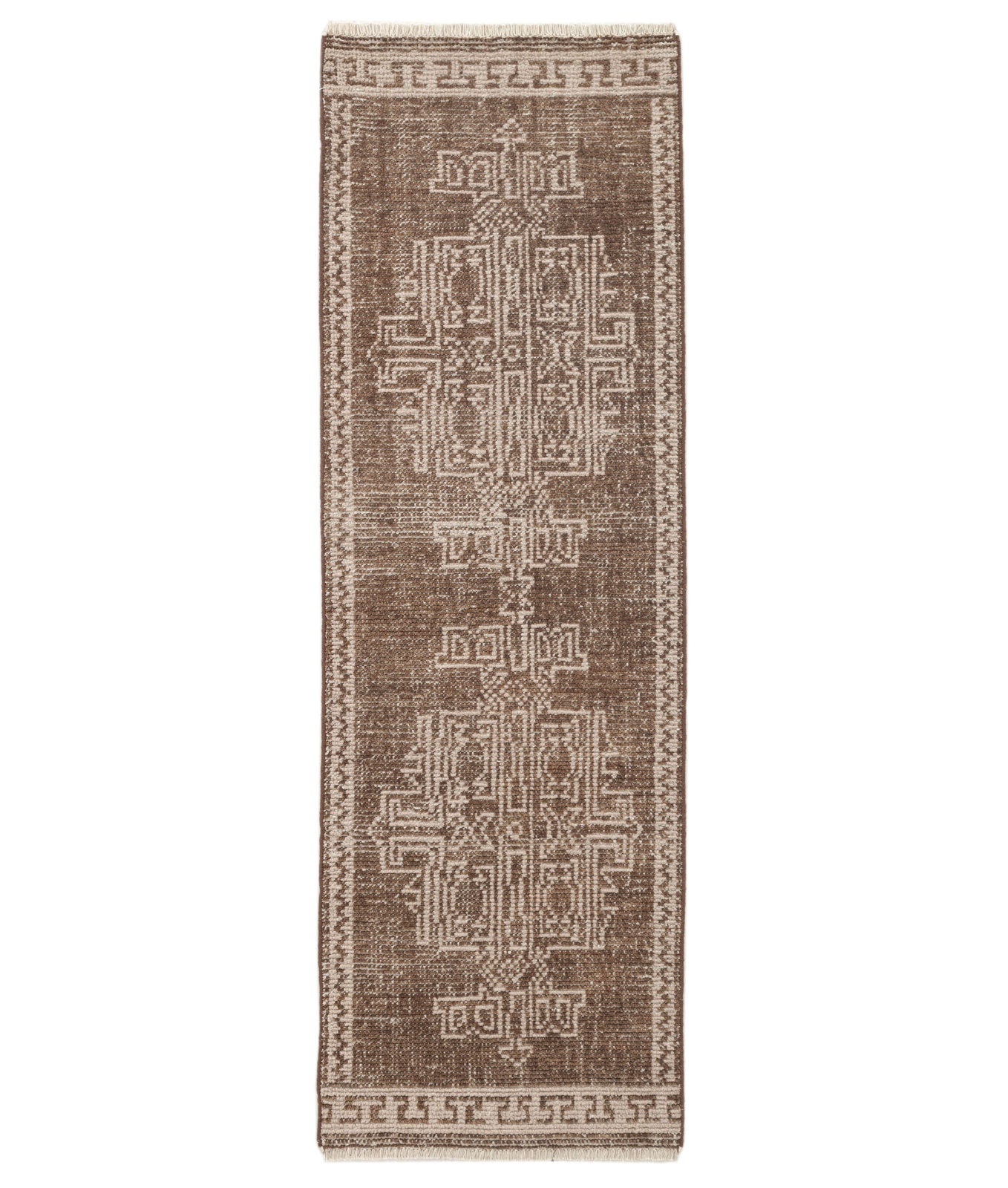 Mira Hand Knotted Wool Area Rug, Runner 2'6" x 8'