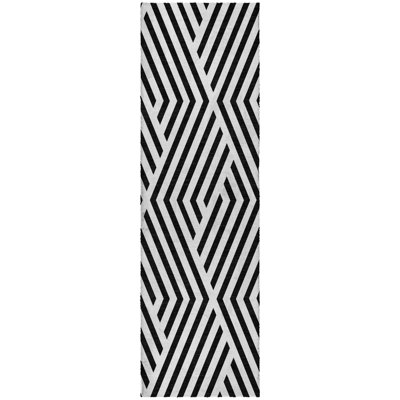 Premium Machine Washable Dream Shag ADS550 Geometric Rug