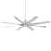 66" 8 - Blade Outdoor / Indoor Smart Ceiling Fan with Remote Control Included, Works With Google Assistant, Amazon Alexa and IOS/Android Mobile APP