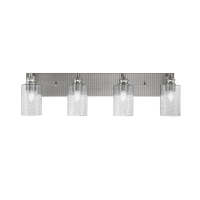 Barre d'éclairage de salle de bain 4 lumières Edge