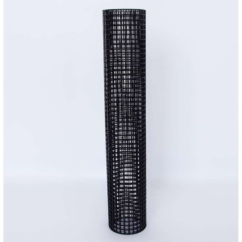 Fil métallique noir / clôture grillagée, 50 pi (36 po)