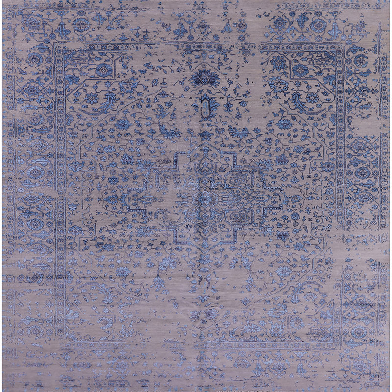 Tapis bleu Bourbonnais, Carré 3 pi