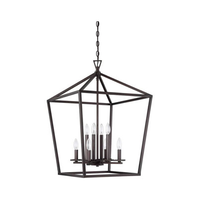 Luminaire suspendu géométrique 8 lumières Tailon