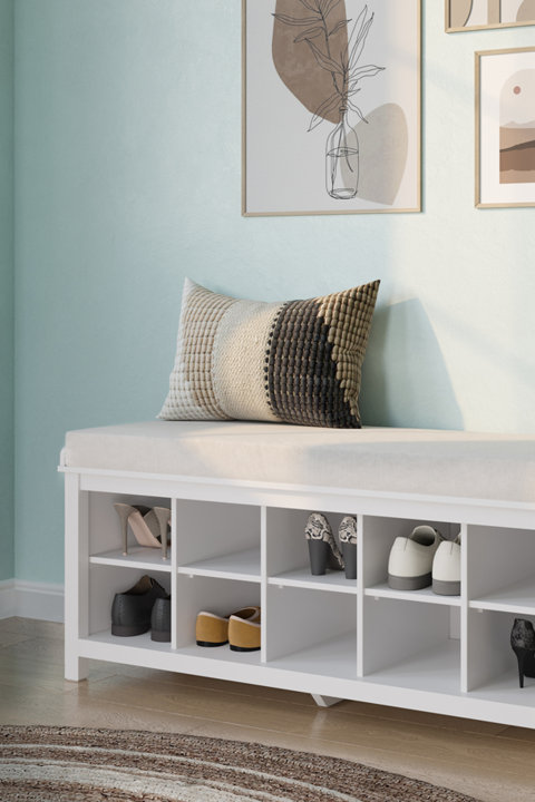 Solid Wood Shoe Benches