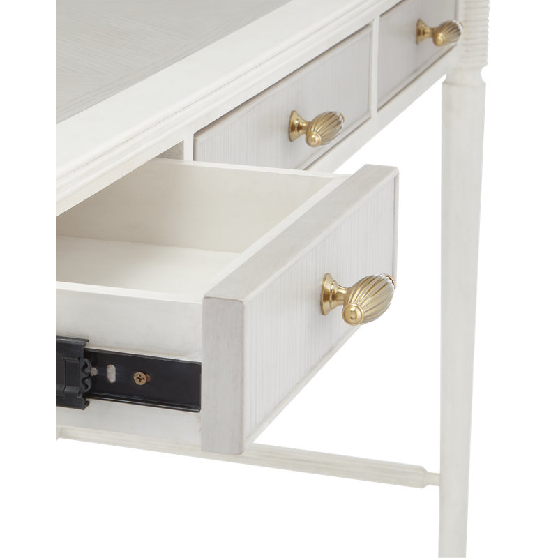 Aster Solid Wood Top Writing Desk