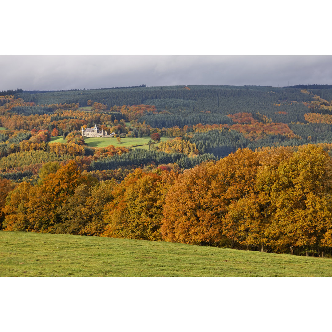 Leinwandbild Indian Summer in Belgium von Blackstrobe