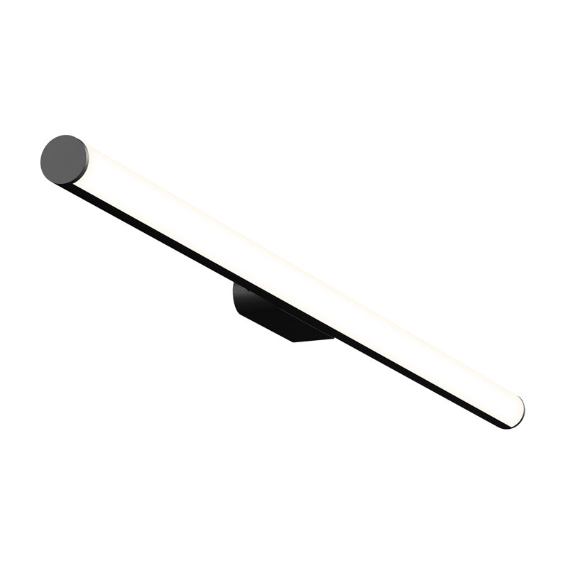 Fino Dimmable LED Bath Bar, Satin Black, 3000K, 13 W