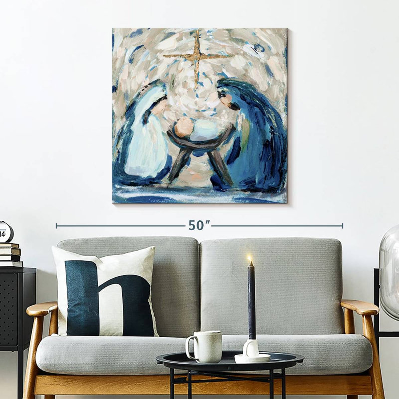 Adella Let Us Adore Him, 30" H x 30" W