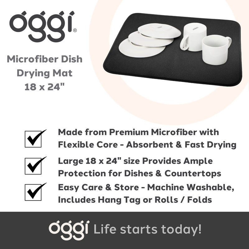 XL Microfiber Drying Mat (23.75" x 18.25")