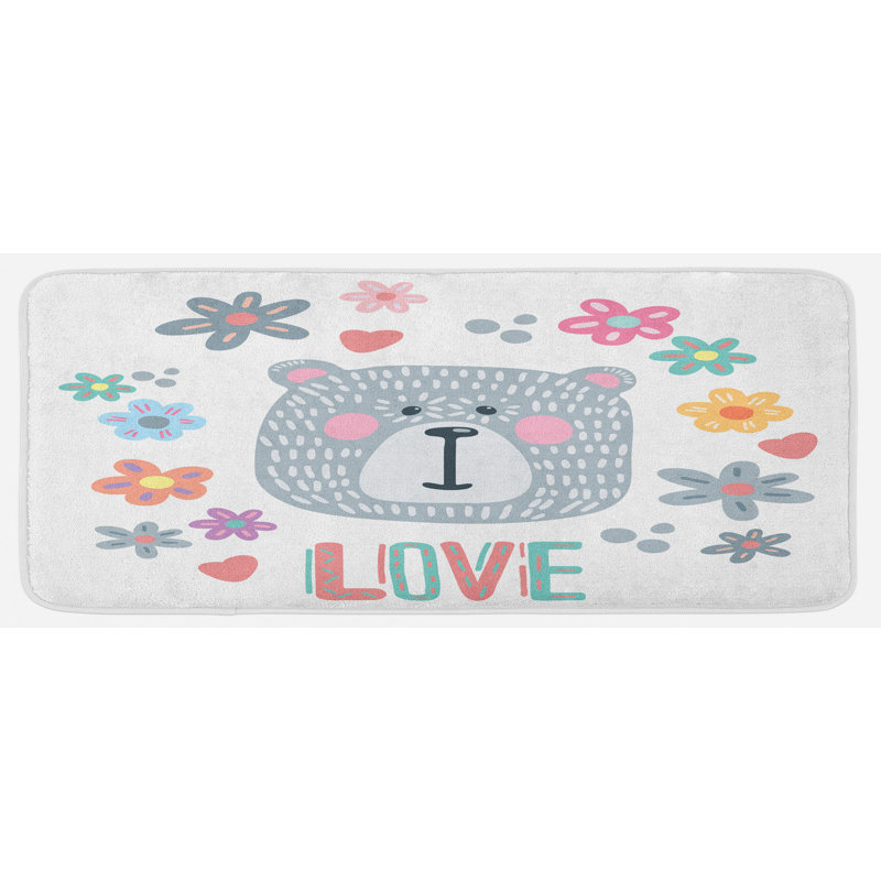 Tapis de cuisine ours polaire
