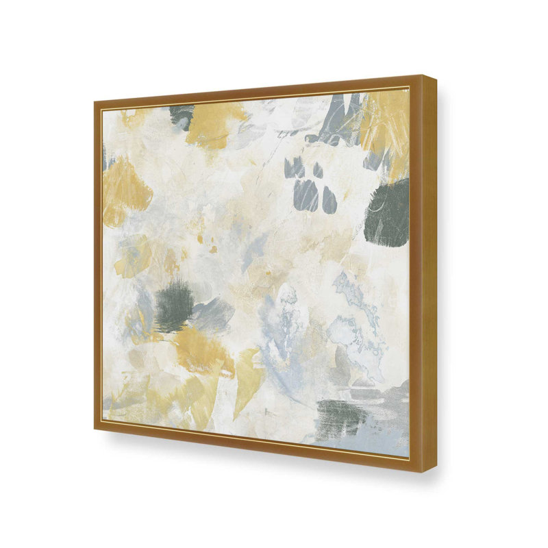 «Texture Collage II» par June Erica Vess, reproduction d'art, Impression sur cadre ouvert sans papier mat, H 12 po x l 12 po