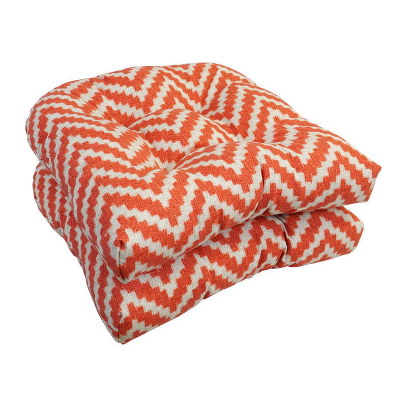 Outdoor 5'' Seat Cushion, Orange