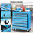 ​​24"X13" 7-Drawer Rolling Tool Cabinet ABS Plastic Top & Key Lock 450 Lb Capacity