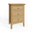 Hudson 42cm W Solid + Manufactured Wood Bedside Table-47932009