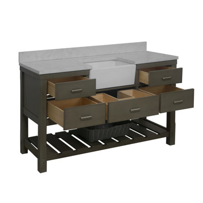 Ensemble de meuble-lavabo simple 60 po Hitton