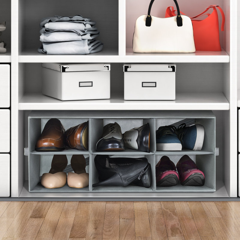 Boîte de rangement pour 6 paires de chaussures