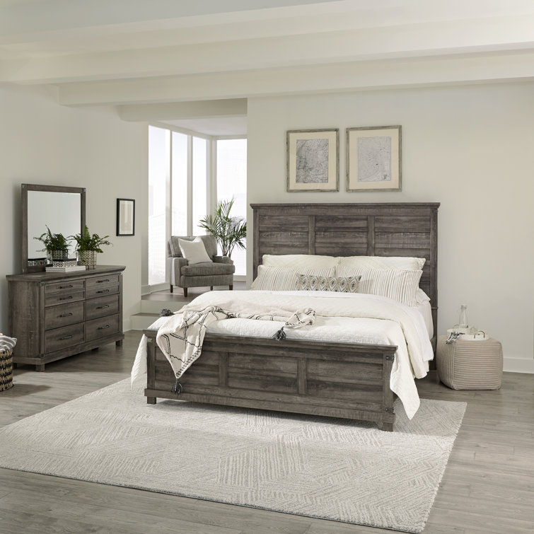 Lafever Opt Panel Bed, Dresser & Mirror