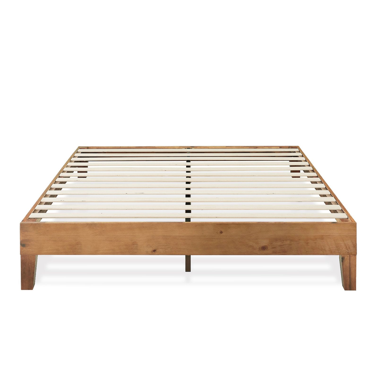 Amaryn Solid Wood Bed, King, Natural