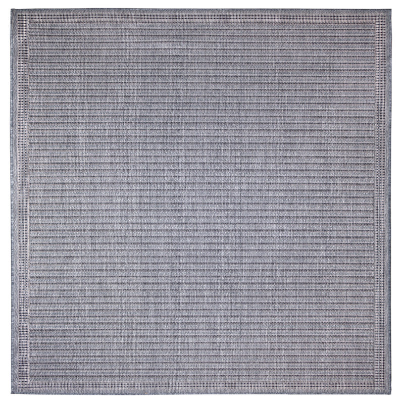 Tapis bleu marine intérieur / extérieur Tukgahgo, Carré 7 pi 10 po