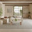 Nourison Natural Texture 7'10" x 9'10" Ivory Rose Farmhouse Indoor Rug-1700300681-1740565675