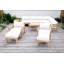 Monterey Outdoor Teak Conversation Set-811188834-847976551