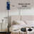  68.5" Standing Floor Lamp dark blue gold foil constellations stars clouds Dimmable Metal Pole Lamp with Linen Lampshade LED Bulb Included
