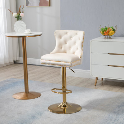 Tabouret de bar à hauteur ajustable Jerica