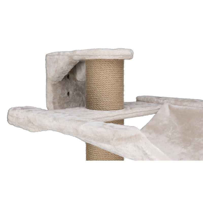 Dayna 60" Wall Mount Cat Tree with Sisal Scratching Post and Hammock