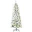 Sapin de Noël artificiel enneigé 6 pi avec lumières réalistes, 250 lumières DEL et 462 pointes