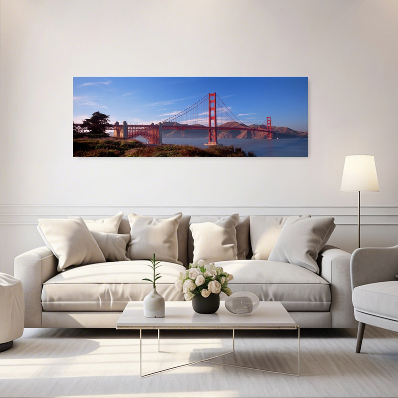 Golden Gate Bridge San Francisco California USA by Thomas Winz - Wrapped Canvas Panoramic Print, 50.8 cm H x 152.4 cm W