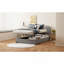Teddy Fleece Full Size Upholstered Platform Bed With Hydraulic Storage System