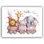 «Happy Animal Train Journey», art mural sur toile tendue