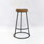 Gibsonburg Stool with Metal Frame