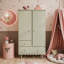 Gunnulf 2 Door Solid + Manufactured Wood Wardrobe-254963395
