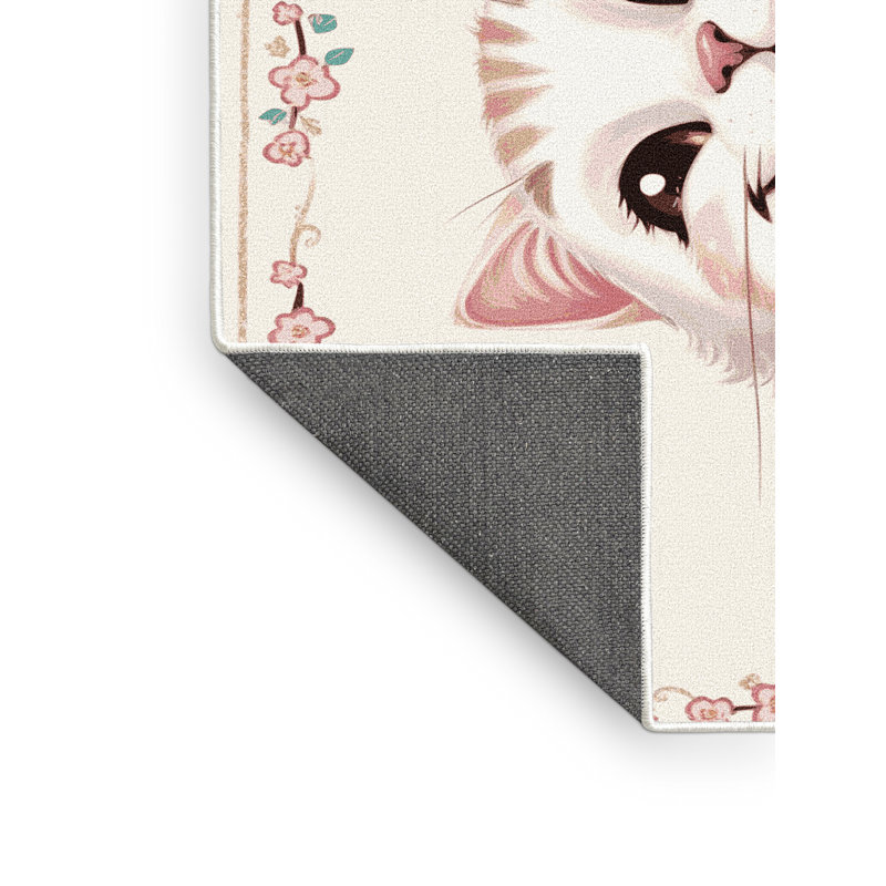 Ginza Six Cute Animals Kids Rug, Rectangle 2' x 3'
