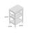 Servin 23 " W Kitchen Cart-628344432