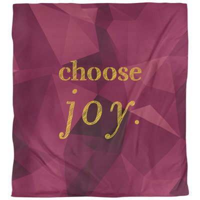 Housse de couette simple choose joy quot