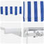 Longshore Tides 400cm W x 200cm D Fabric Cover Retractable Door / Window Awning