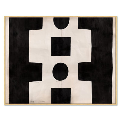 Abstrait noir et blanc (Var. 3)
