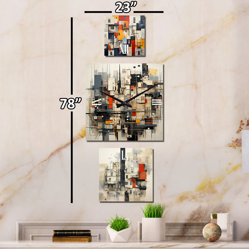 Summerlee Metal Wall Clock