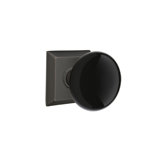 Double Dummy Ebony Knob with Quincy Rose